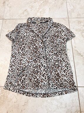 Free- Soma leopard pj top
